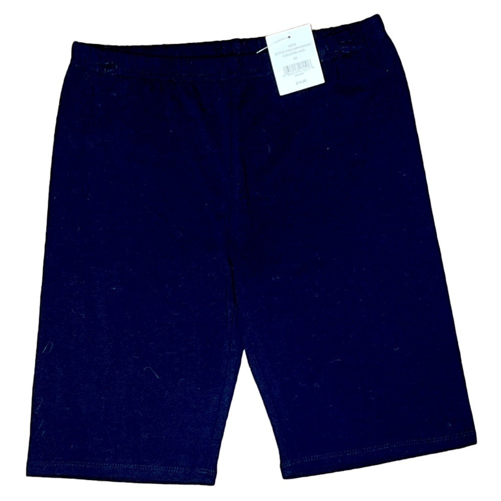 NWT, black Crown & Ivy girls biker shorts